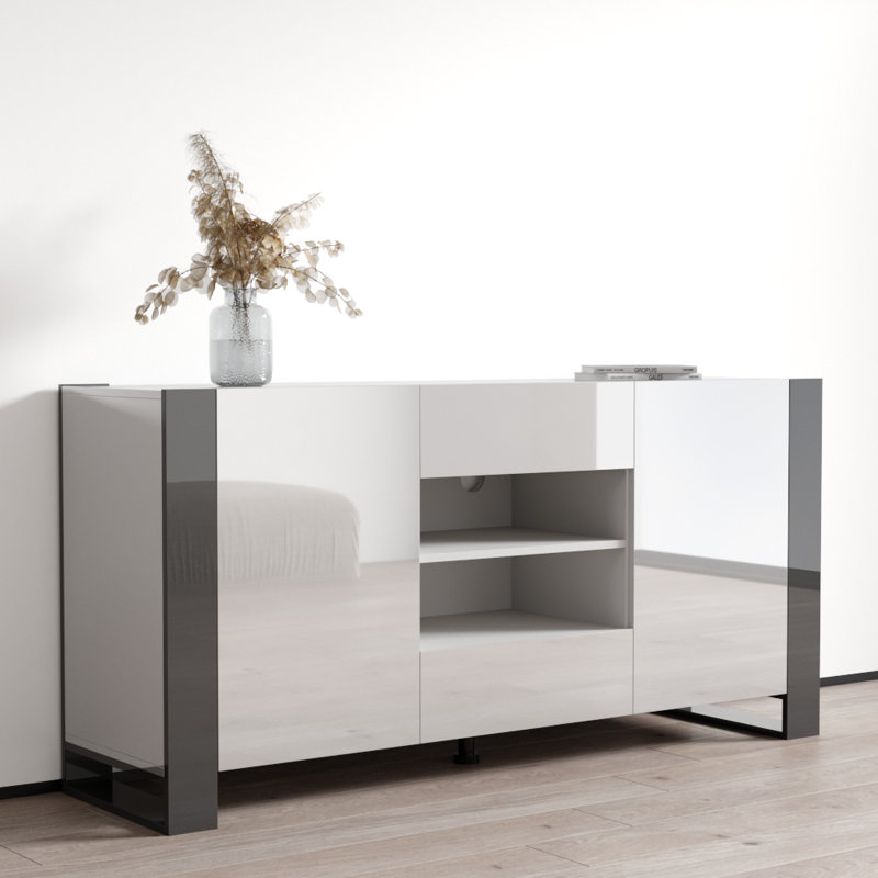 Orren Ellis Togut 64.5 Wide 2 Drawer Sideboard Reviews Wayfair